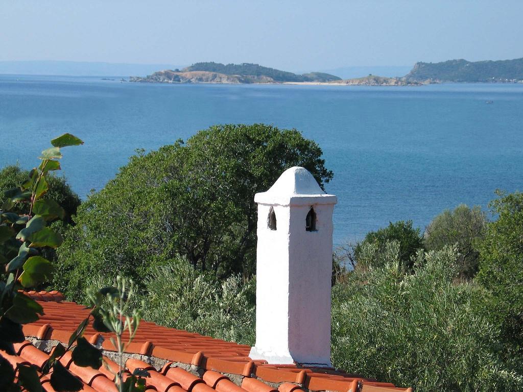 Skites Hotel Bungalows Ouranoupoli Bagian luar foto